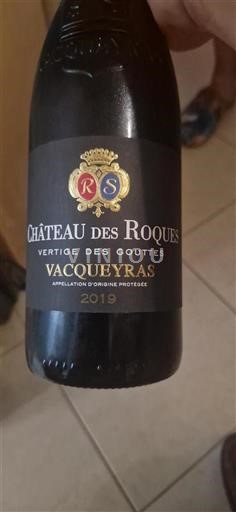 Rona dolina Vacqueyras Château Des Roques Vertige des Gouttes 2019