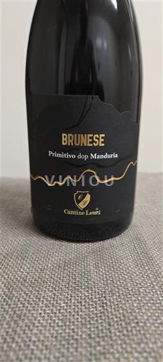 Pouilles Primitivo di Manduria Cantine Leuci Brunese Non Millésimé