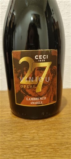 Emilia-Romagna Wines Lambrusco Ceci 27 Opere Non-Vintage