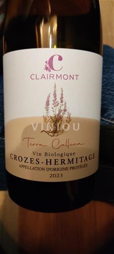 Thung lũng Rhône Crozes-hermitage Clairmont Terra Calluna 2023