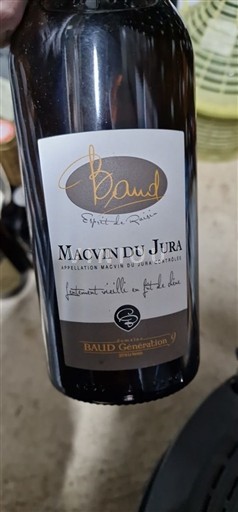 Jura Macvin of Jura Baud Génération 9 Esprit de Raisin Non-Vintage