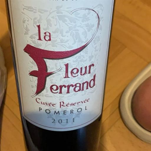 Bordéus Pomerol La Fleur Ferrand Réservée 2011