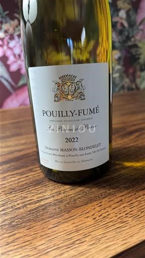 Valle del Loira Pouilly-fumé Domaine Masson-Blondelet Les Pierres de Pierre 2022