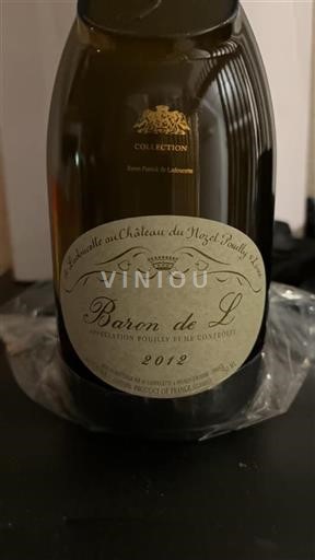 Loiren laakso Pouilly-fumé Château Nozet Baron de L 2012