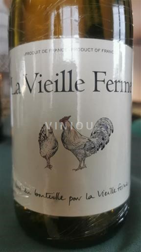 Viinit Blanc sec La Vieille Ferme 2024 Ranska Rhônen laakso Ventoux AOC