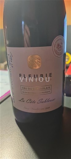 Beaujolais Fleurie La Côte Sablonneuse Não Sazonado