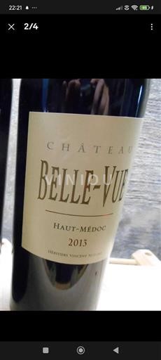 Bordeaux Haut-Médoc Château Belle-Vue 2013