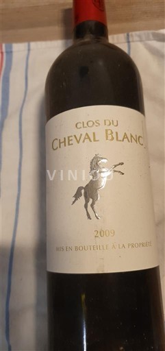 Bordeaux Saint-Émilion Grand Cru Clos du Cheval Blanc 2009