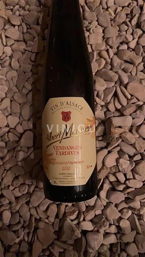 Alsace Gewurztraminer Albert Maurer Vendanges Tardives Gewurztraminer 2010