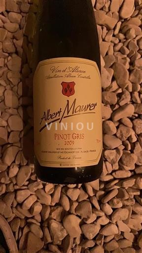 Alsace Pinot xám Albert Maurer Pinot Gris 2009