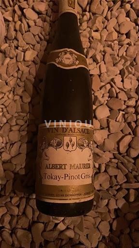 Alsace Pinot xám Albert Maurer Tokay-Pinot Gris 1999