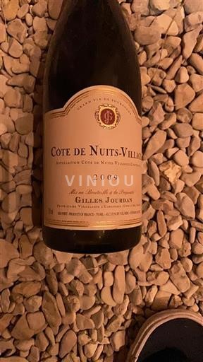 Burgundsko Côte de nuits villages Gilles Jourdan 2009