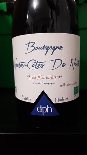 Burgundija Hautes Côtes de Nuits Domaine Patrick Hudelot Les Roncières 2023