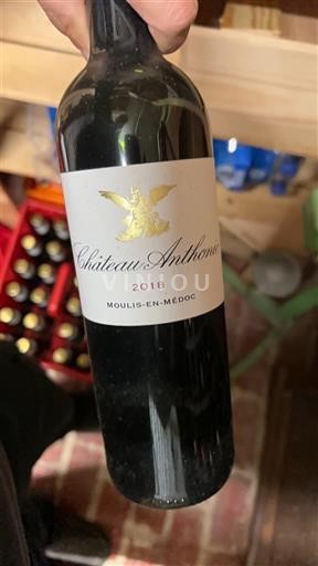 Bordeaux Moulis-en-Médoc Château Anthonic 2018