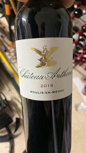 Bordeaux Moulis-en-Médoc Château Anthonic 2018
