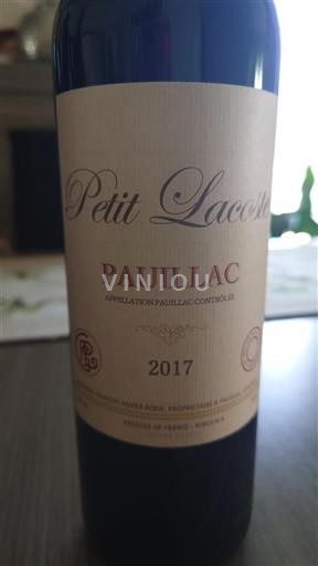 Bordeaux Pauillac Petit Lacoste 2017
