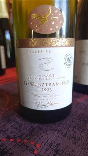 Alsacia Grand Cru Pierre Chanau Réserve 2023