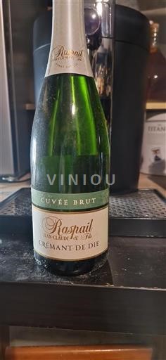 Thung lũng Rhône Crémant-de-die Raspail Jean-Claude & Fils Brut 2022