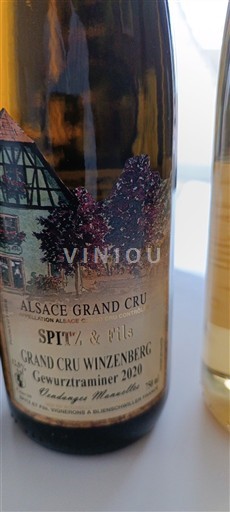 Alsace Gewurztraminer Grand Cru Spitz & Fils Vendanges tardives 2020