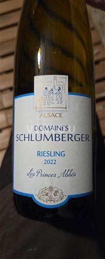 Alsácia Riesling Domaine S Schlumberger Les Princes Abbés 2022