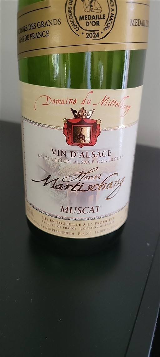 Elsass Domaine Mittelburg Henri Martischang 2023