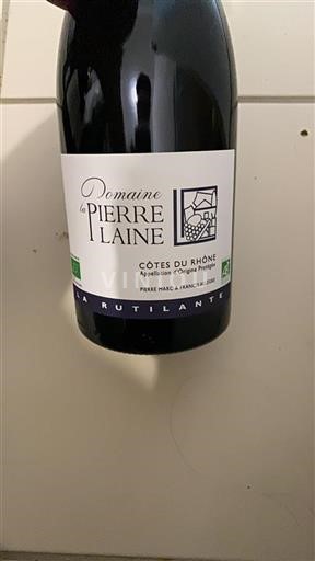 Valle del Ródano Côtes del Ródano Domaine La Pierre Laine La Rutilante 2021