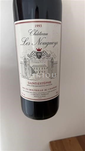 Burdeos Saint-Estèphe Château Les Nougueys 1993