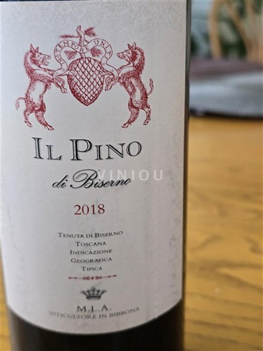 Toscane Tenuta di Biserno Il Pino di Biserno 2018