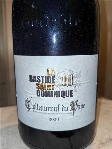 Vallée du Rhône Châteauneuf-du-pape La Bastide Saint Dominique 2020
