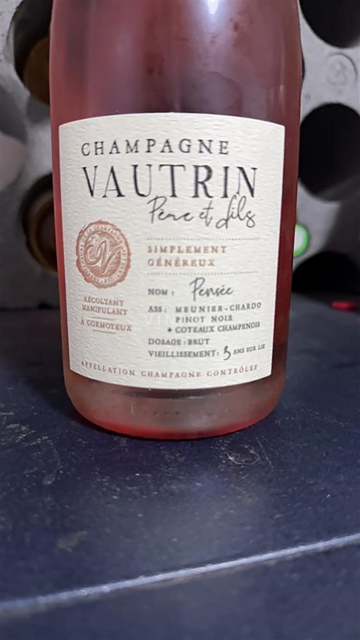 Champagne Vautrin Père et Fils Pensée Senza annata