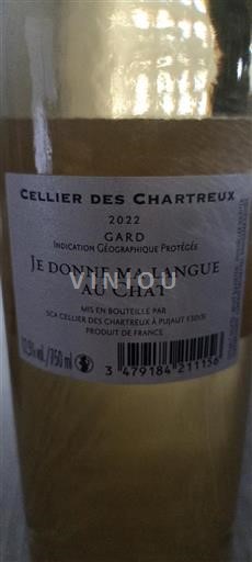 Languedoc và Roussillon Gard Cellier des Chartreux Je Donne Ma Langue Au Chat 2022