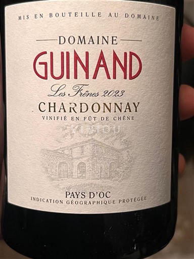 Linguadoca e Rossiglione Paese d'Oc Domaine Guinand Les Frênes 2023