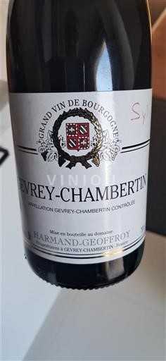 Bourgondië Gevrey-Chambertin Harmand-Geoffroy 2022