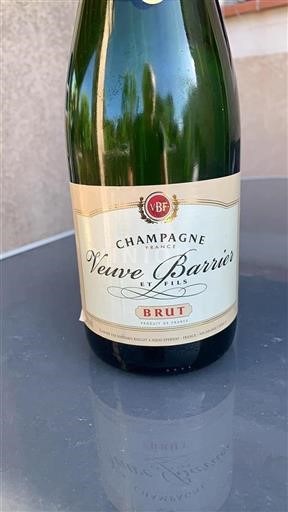 Champaña Champán Veuve Barrier et Fils Sin añada
