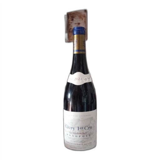 Burgundi Givry Premier Cru Domaine Tatraux Le Médenchot Monopole 2023