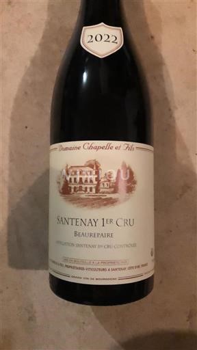 Burgundi Santenay Premier Cru Domaine Chapelle et Fils Beaurepaire 2022