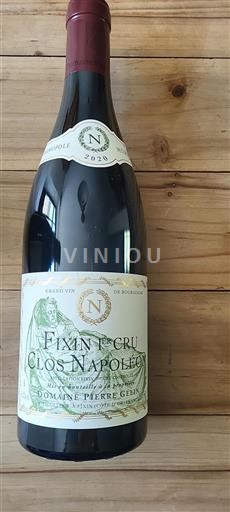 Bourgogne Premier Cru Domaine Pierre Gelin Clos Napoléon 2020