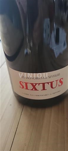 Rhône-dalen Ikke specificeret Les Vignobles de Seyssuel Sixtus Ikke årgangsbestemt