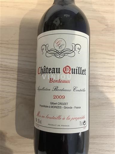 Bordeaux Château Quillet 2009