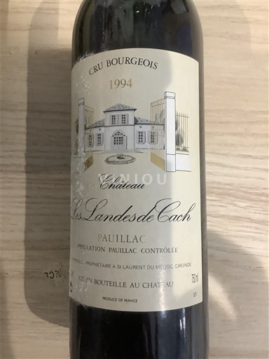 Bordeaux Pauillac Cru Bourgeois Château Les Landes de Cach 1994