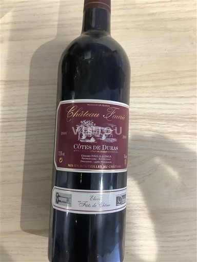 Sydvestfrankrig Côtes-de-Duras Château Faurie 2001