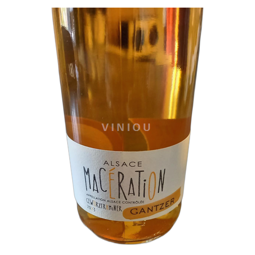 Alsace Gewurztraminer Gantzer macération 2023 2023