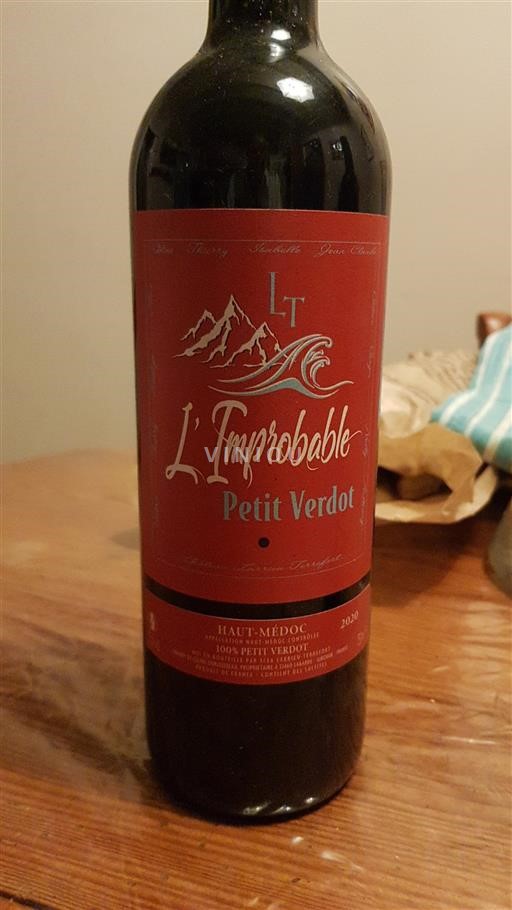 Bordeaux Haut-Médoc Château Larruau L'Improbable 2020