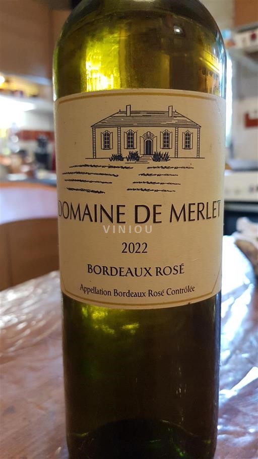 Bordeaux Bordeaux rosé Merlet 2022