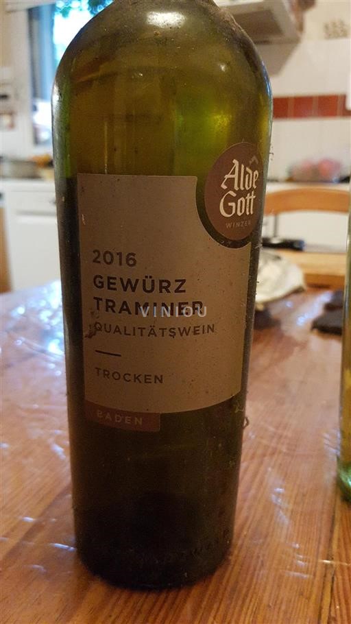 Baden Alde Gott Gewürztraminer trocken 2016