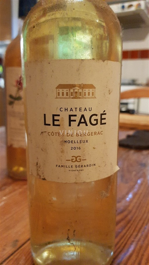 Sudoeste Côtes-de-Bergerac Château Le Fagé 2016
