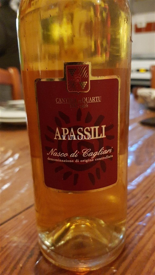 Sardinien Nasco di Cagliari Cantina di Quartu Apassili 2015