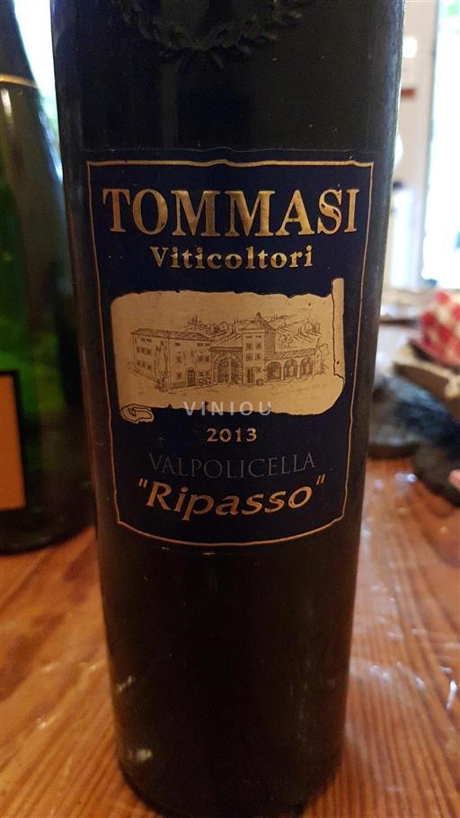 Vénétie Valpolicella Ripasso Tommasi Ripasso 2013