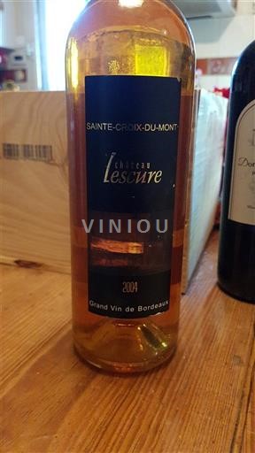 Bordeaux Sainte-Croix-Du-Mont Château Lescure 2004
