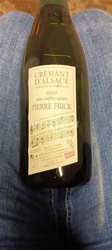 Alsace Crémant d'Alsace Grand Cru Domaine Pierre Frick 2020